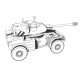 ACE 72456 - 1/72 - AML-90 Light Armoured Car (4x4) scale plastic model kit