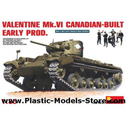 VALENTINE Mk.VI CANADIAN-BUILT EARLY PROD. w/CREW 1/35 Miniart 35123