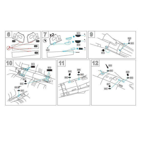 Metallic Details MD4826 - 1/48 - Detailing set for aircraft Su-35. Exterior