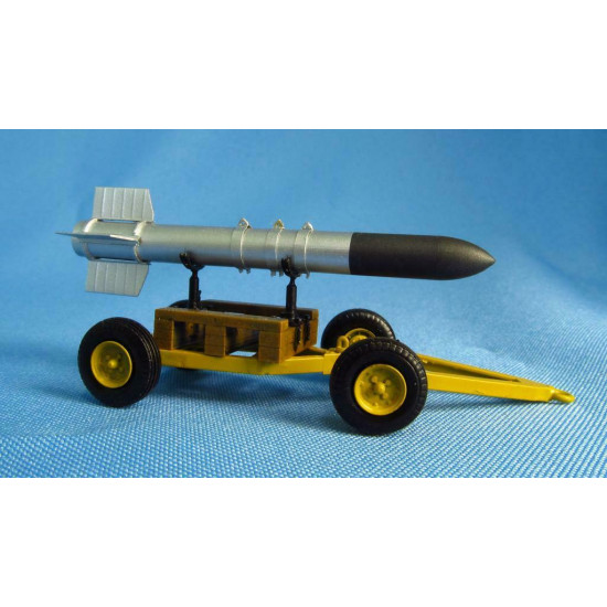 Metallic Details MDR4832 - 1/48 - Tiny Tim Rocket with trailer resin parts