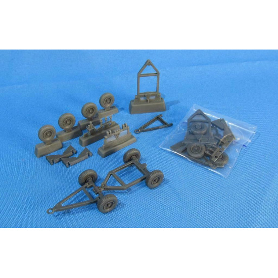 Metallic Details MDR4831 - 1/48 - U.S. WWII universal trailer Mk. 2 resin parts