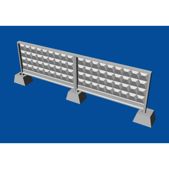 Metallic Details MDR7207 -1/72 - Detailing Set Russian concrete fence P6V