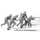 German Infantry, DAK, WWII, North Africa desert battles series 5 fig. 1/35 Master Box 3593