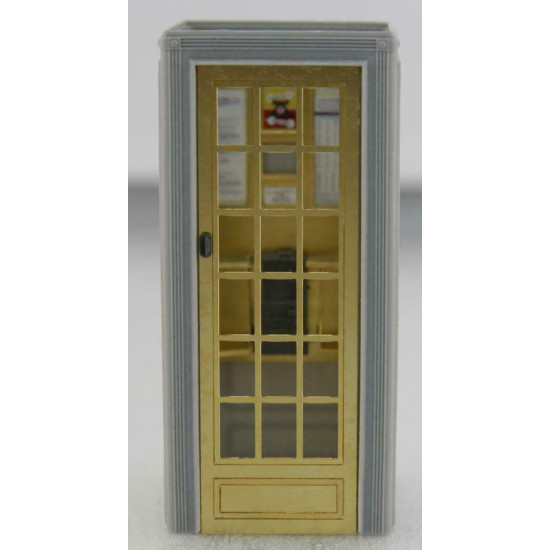 Metallic Details MDR3517 - 1/35 - The telephone box Kiosk No.2 (resin, PE)