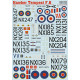 Print Scale 72-417 - 1/72 Hawker Tempest F.6, decal for plastic model kit