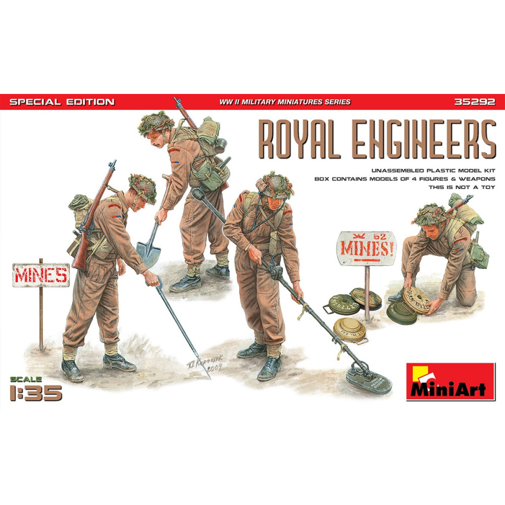 1/35 Miniart WWII Soviet Soldiers Riders (5) w/ Weapons & Equipment  (Special Edition) 