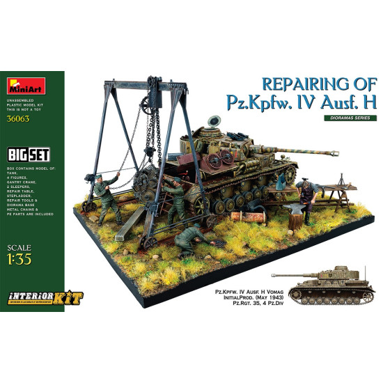 Miniart 36063 - 1/35 Repair service of the Pz.Kpfw. IV Ausf. H. (Large set) model