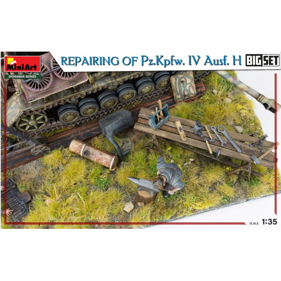 Miniart 36063 - 1/35 Repair service of the Pz.Kpfw. IV Ausf. H. (Large set) model