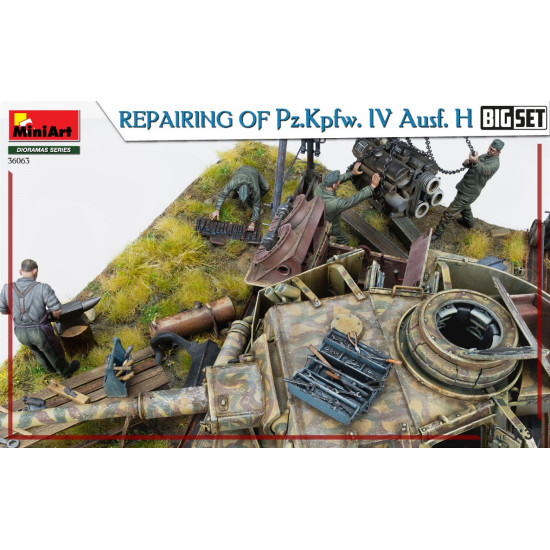 Miniart 36063 - 1/35 Repair service of the Pz.Kpfw. IV Ausf. H. (Large set) model