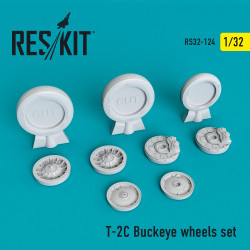 Reskit RS32-0124 - 1/32 T-2C Buckeye wheels set for aircraft scale model