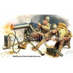 U.S. Machine-gunners with Browning gun 1/35 Master Box 3519