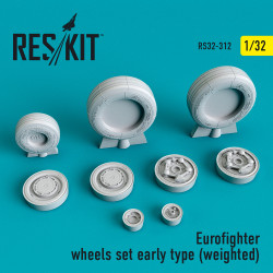 Reskit RS32-0312 1/32 Eurofighter wheels set early type (weighted) for aircraft