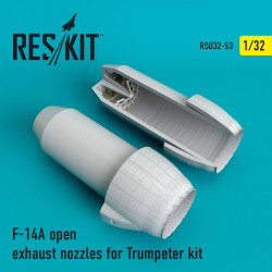 Reskit RSU32-0053 - 1/32 F-14A open exhaust nozzles for Trumpeter Kit aircraft