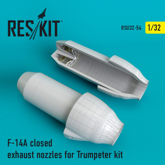 Reskit RSU32-0054 1/32 F-14A closed exhaust nozzles for Trumpeter Kit aircraft