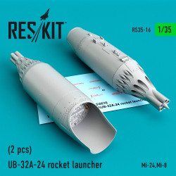Reskit RS35-0016 - 1/35 UB-32A-24 rocket launcher (2 pcs) Mi-24,Mi-8 aircraft