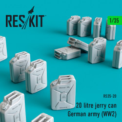 Reskit RS35-0020 - 1/35 20 litre jerry can - German army (WW2) for aircraft