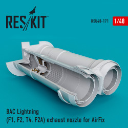 Reskit RSU48-0171 1/48 BAC Lightning (F1, F2, T4, F2A) exhaust nozzle for AirFix