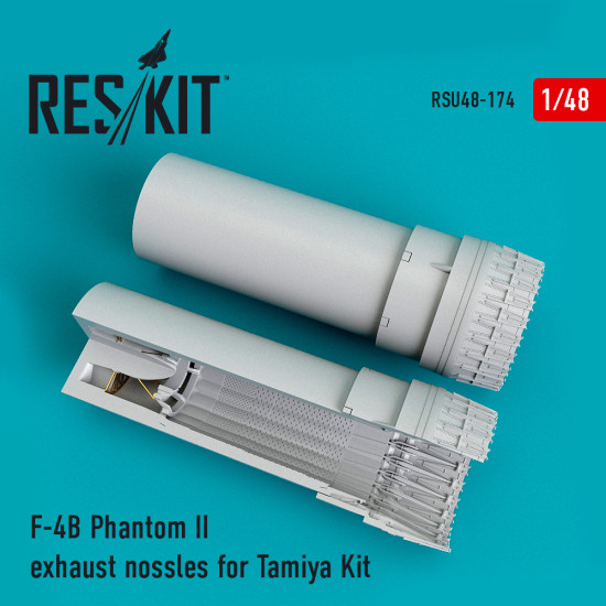 Reskit RSU48-0174 - 1/48 F-4B/C/D/N Phantom II exhaust nozzle for Tamiya Kit