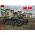 Military Wheels 7264 - 1/72 - Russian Su-76i Commander Tower Version Model Kit