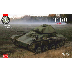 Military Wheels 7279 - 1/72 - Russian Tank T-60 (Zis-19) Plastic Model Kit