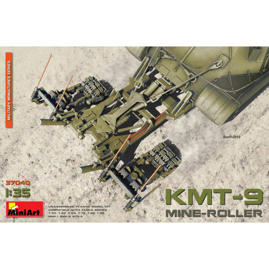 Miniart 37040 - 1/35 Mine-roller KMT-9 Scale Plastic Model Kit