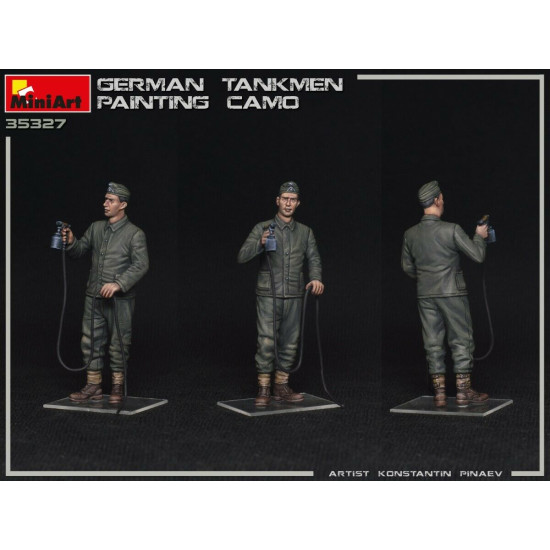 Miniart 35327 - 1/35 German Tankmen Camo Painting Plastic Models Kit
