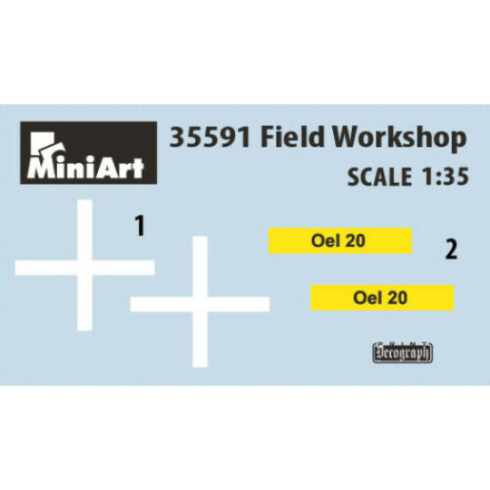 Miniart 35591 1/35 FIELD WORKSHOP Plastic Model Kit