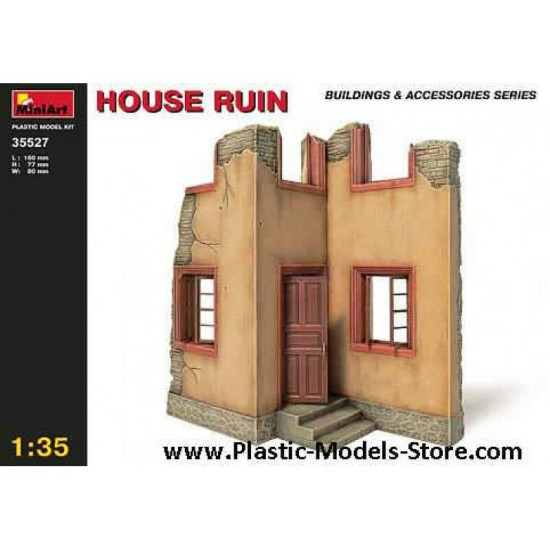 Miniart 35527 - 1/35 House Ruin Building Diorama