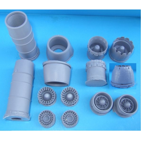 Katran 4821 1/48 F-14D Tomcat Exhaust Nozzles engine F-110-GE-400 closed Tamiya
