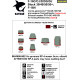 Katran 4823 1/48 F-16C Block 30/40, F-16N Viper/Fighting Falcon Exhaust Nozzles