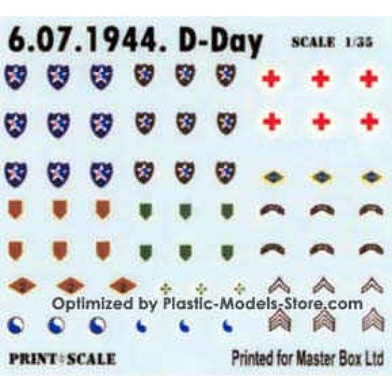 D-Day, 6th June 1944 Omaha beach 1/35 Master Box 3520 D-Day, 6th June 1944 Omaha beach 1/35 Master Box 3520