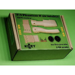 Kirrey 002 - 1/48 F-4 Phanton intakes for NAVY (Hasegawa kit) for aircraft model