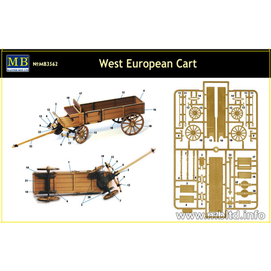 West European Cart 1/35 Master Box 3562