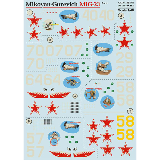 Print scale 48-161 - 1/48 - Mikoyan-Gurevich MiG-23 Part 1