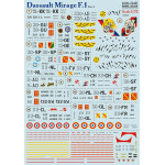 Print scale 72-397 - 1/72 - Mirage F.1CG Part 2