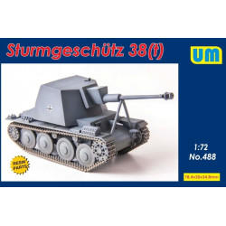 Unimodel 488 - 1/72 Sturmgeschutz 38(t) scale plastic model kit