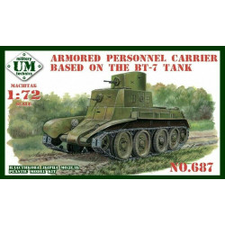 UMT687 - 1/72 Armored personnel carrier based on the BT-7 tank