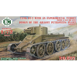 UMT 692 - 1/72 Tank BT-2 with an turret (with a 76.2 gun) Krasny Putilovets
