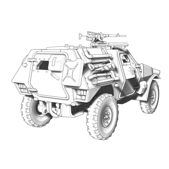 ACE 72420 - 1/72 VBL (Light Armored Car) short wheelbase. 7.62 MG model