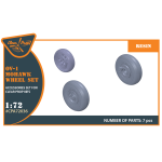 Clear Prop CPA72036 - 1/72 OV-1 A/B/C/D Mohawk wheels set