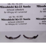 REXx 48069 - 1/48 Exhausts for Ki-51 