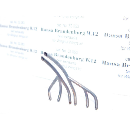 REXx 32063 - 1/32 Hansa Brandenburg W.12 twin exhausts (Wingnut Wings)