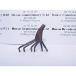 REXx 32064 - 1/32 Hansa Brandenburg W.12 tall exhaust (Wingnut Wings)