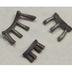 REXx 72047 - 1/72 Exhausts for A6M5 'Zero' (Tamiya) scale metal model kit