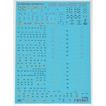 Foxbot 72-057 - 1/72 Stencils for Sukhoi Su-25 Decal