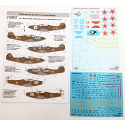 Foxbot 48-022 - 1/48 Red Snake: Soviet P-39 Airacobras and Stencils, Part 2