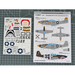 Foxbot 48-060A - 1/48 Decals North American P-51 Mustang Nose art, Part 1