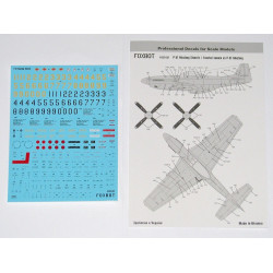 Foxbot 32-012 - 1/32 Decal for NA P-51 Mustang Stencils