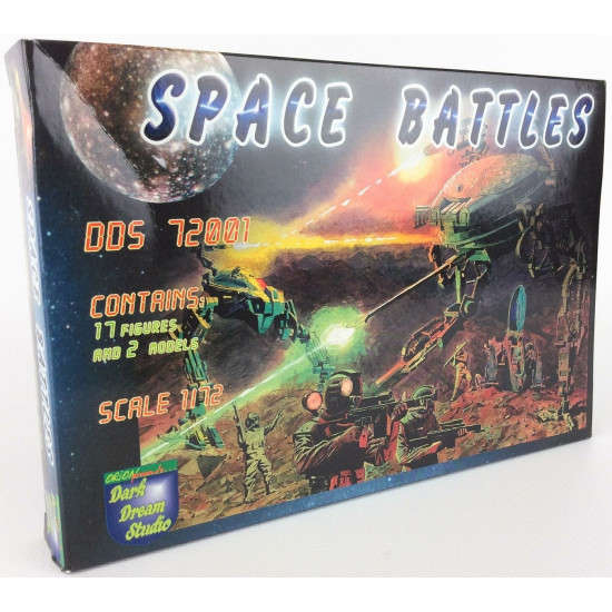 DDS 72001 - 1/72 Space Battles Walker Warmachine Armadillo & Cyborg Plastic Kit