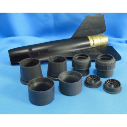 Metallic Details MDR4859 - 1/48 SR-71 Blackbird Afterburner Nozzles Set (Testors)